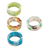 Bague : un ensemble complet de 4 bagues de couleurs différentes, pour répondre à vos besoins