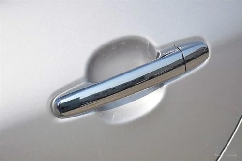 Pegatinas cromadas de manija para Toyota Aygo 2015-2018, acabado Silver B 3