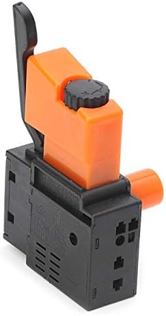 Switch AC 250V 4A FA2-4/1BE Variable Speed for Electric Drill | 4A 250V AC variable speed trigger switch, 50000 cycles, mix orange.