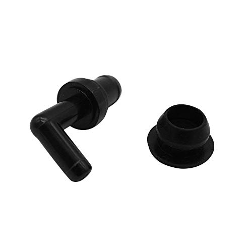 mewmewcat Kit de ilhó de válvula PCV 90 ° 17130-PM6-003 17139-PK1-000 compatível com Honda Toyota