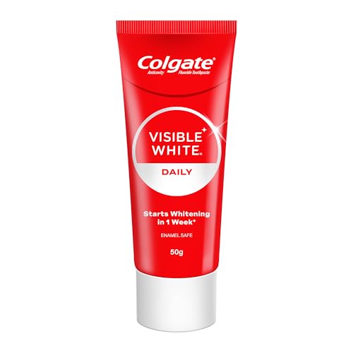 Image of Colgate Visible White, Teeth Whitening Toothpaste, 50g (Sparkling Mint)