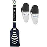 Siskiyou NFL Seattle Seahawks Logo Spatula/Chip Clips, One Size, Team Colors