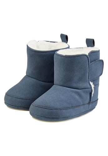 Sterntaler Baby Stiefel Uni – Unisex Babyschuhe aus Kunstleder mit...