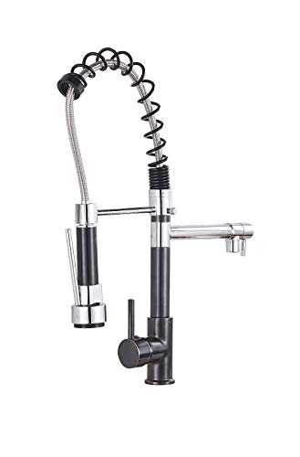 Robinet de cuisine en laiton brossé élégant et durable pour évier moderne