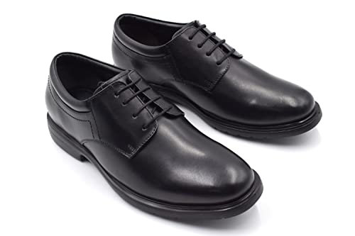 Adam Men's Oxford Leather Casual Shoes, Round Toe2