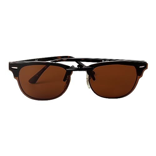 Image of Polarized CLIP-ON Sunglasses for Ray-Ban Clubmaster RB5154 (RX5154) 51-21-145