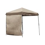 MERMONT タープテント 2m ワンタッチ 3段階高さ調節 組立簡単 高耐水加工 シルバーUVカットコーティング 遮光 撥水 紫外線 キャンプ アウトドア キャンプ BBQ ビーチ 運動会 設営 グレージュ【サイドシートのみ】BAASS2GG