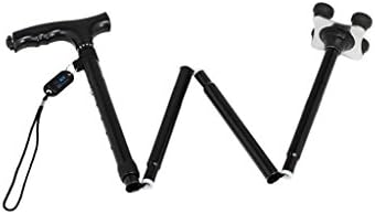 G&M Smart crutches walkers telescopic walking stick for the elderly with a warning lamp aluminum walking stick canes