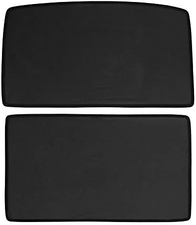 X AUTOHAUX 2 Pcs Glass Roof Sunroof Shade Cover Window Sun Shade Net for Tesla Model S