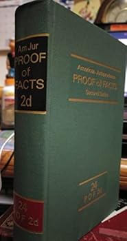 Hardcover American Jurisprudence Proof of Facts Second Series (Volume 24) Book
