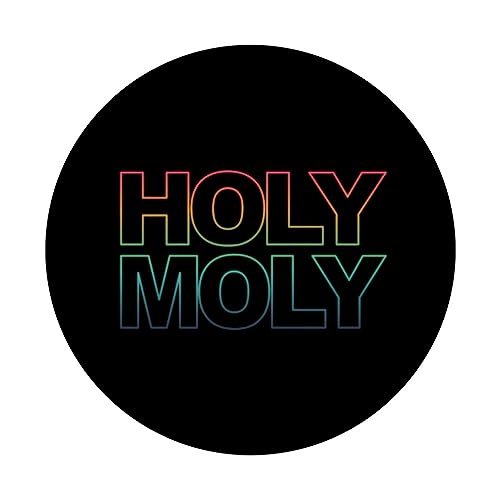 Funny Saying - Holy Moly for Men and Women PopSockets Swappable PopGrip - Image 3