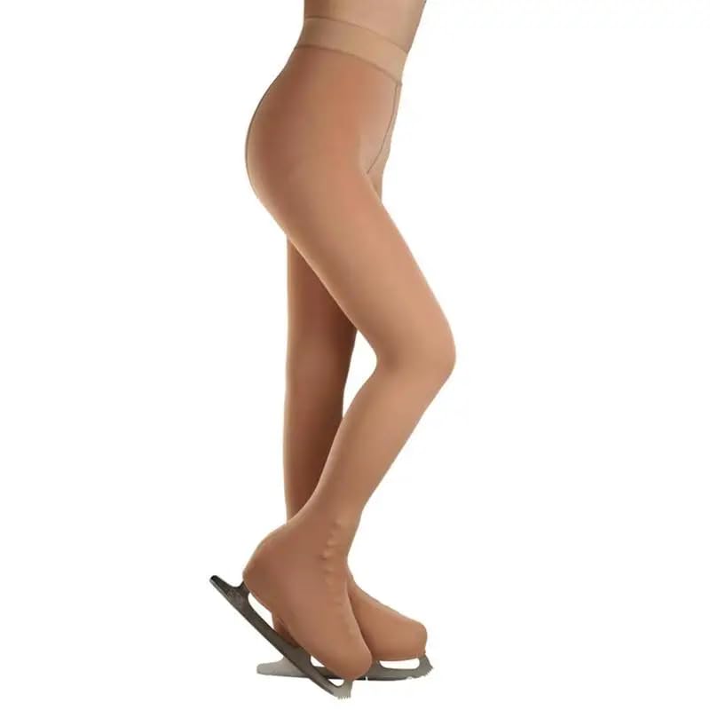 SSZYace Figure Skating Tights Ice Skating Pants for Girls Women Ice Skating Tights Over The Boot XS