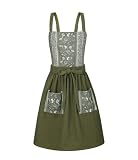 ArtexDomus Vintage Aprons for Women with Pockets...