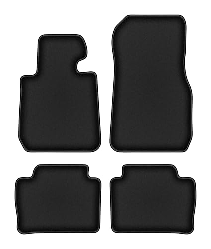 Tapis de sol en caoutchouc et velours noir pour BMW 3 F31 Touring