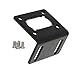BE-TOOL Motor Mounting Bracket with Screws Black L-shape Fixed Seat Worm Geared Motor Holder Easy To Install Compatible with 31ZY Motor