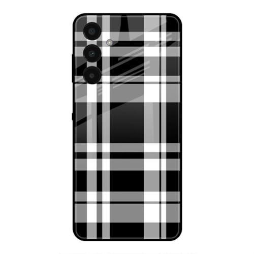 Image of SmashItUp Multicolours | Black and White Designer Printed TPU Metal Case Mobile Back Cover for Samsung A15 5G