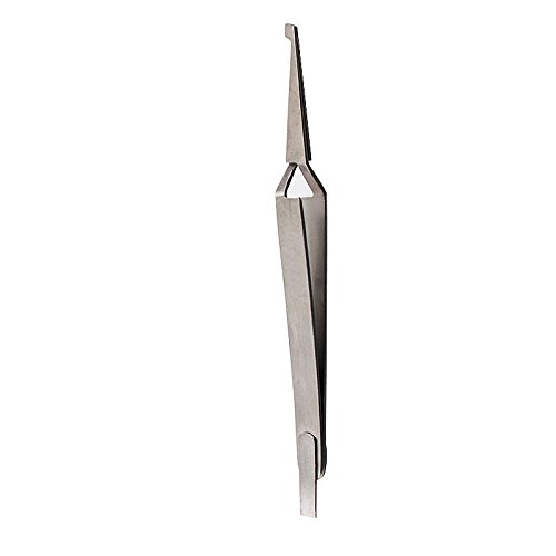 4-Piece Dental Orthodontic Bracket Holder & Bonding Tweezers Set (Serrated Tips)
