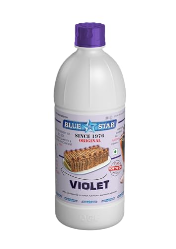Bluestar Violet Liquid Food Colour | 500ml Pack of 1 Bottle | Synthetic Food Colour