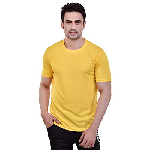 Image of Fashionbazzar4u Men's Cotton Blend Regular Fit Solid Round Neck T-Shirt