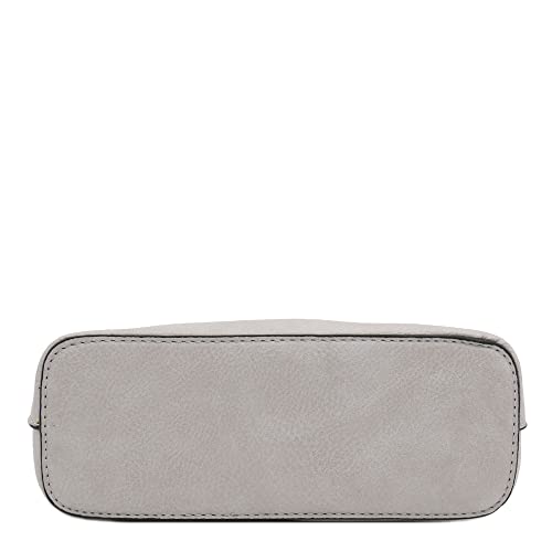 Image of FashionPuzzle Faux Leather Small Dome Crossbody Bag with Chain Strap