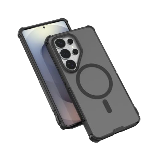 Image of MagPro Armor Case for Samsung Galaxy S26 Ultra | Strong MagSafe Compatible Cover, Rugged Hybrid Protection, Hard PC Back, Soft TPU Bumper, Shockproof, Scratch Resistant | Black