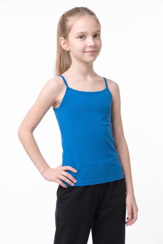 Image of Kurve Girl's Sleeveless Tank Top - Stretch Undershirts Cami Camisole, UV Protective Fabric, Rated UPF 50+ (Made in USA)