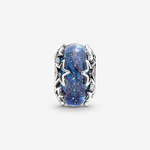 Pandora Galaxy Blue & Star Murano Charm Bracelet Charm Moments Bracelets - Stunning Women's Jewelry - Gift for Women - Made with Sterling Silver4