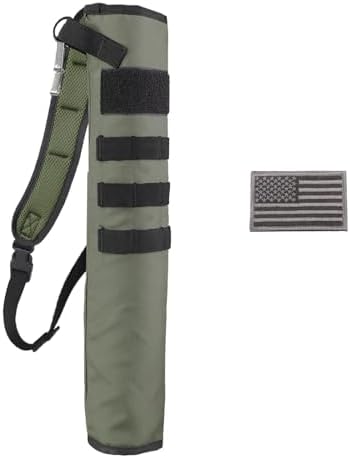 KRATARC Archery Lightweight Back Arrow Quiver Dual Use Foldable Compact Hip Arrows Bag with Molle System Hanged for Target Shooting KRATARC Archery Lightweight Back Arrow Quiver Dual Use Foldable Compact Hip Arrows Bag with Molle System Hanged for Target Shooting