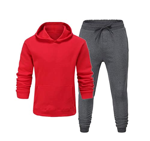 Pantalon de sport pour homme et sweat à capuche bicolore S offrant un confort absolu