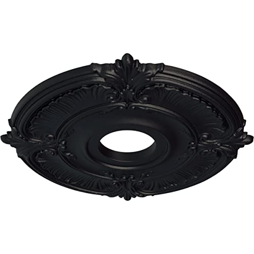Image of Ekena Millwork CM18ATSGSDecorative Ceiling Medallions Modeled After Original Historical Patterns & Designs, Steel Gray