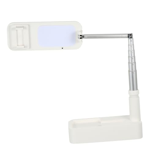 Veemoon Wireless Live Broadcast Stand with Fill Light Adjustable Phone Holder for Streaming Multi-Functional Shooting Bracket Compatible with iPhone Black