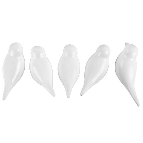 Crochet mural d'oiseau en conception d'oiseau blanc / Cintre mural polyvalent pour clé de sac à serviette de chapeau de manteau / Décoration murale d'oiseau...