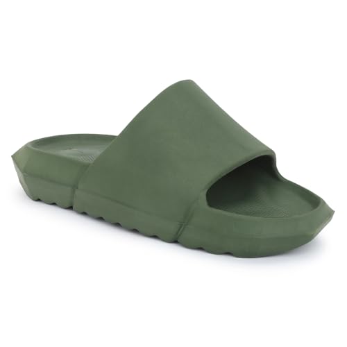 Image of Hygear Men's Geometry EVA Slides | Ultra Soft Cushion | Lightweight | Waterproof | Stylish |Anti-Skid | Comfortable Everyday Slides for Men