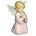 Cg Cosmos 10322 Fine Porcelain Praying Girl Angel Figurine, 3-3/8-Inch, Pink