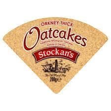 Stockans Scottish Thick Orkney Oatcakes 7-oz per 4-Pack Imported from Scotland