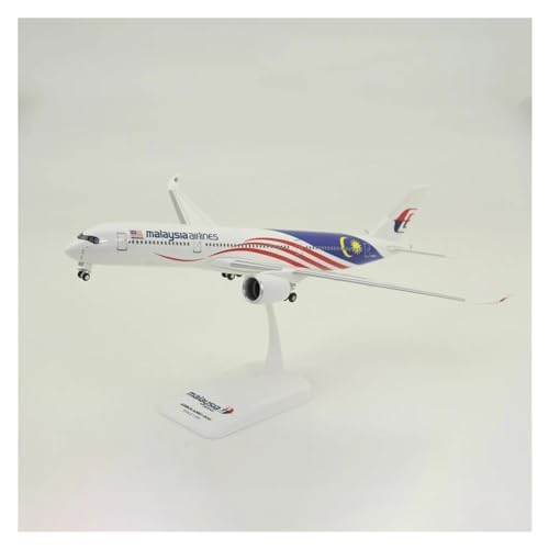 Avión coleccionable A350-900 Malaysia Airlines en ABS miniatura de alta fidelidad