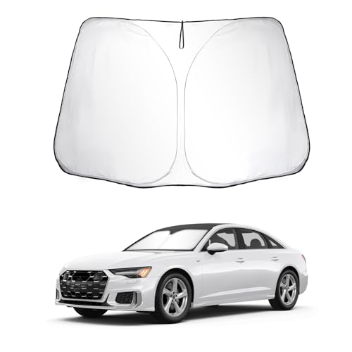 SKTU Sonnenschutz Frontscheiben kompatibel mit Audi A6 C8 A7 2019-2024 Innen