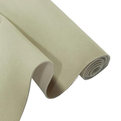 Tissu ciel de toit voiture beige 50x150cm pour réparer un plafond auto décollé