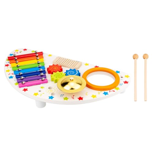 Abaodam 1Juego Xilófono De Madera para Pequeños Juguete Musical Montessori Instrumento De Percusión y Educativo para Bebés De Madera Interesantes
