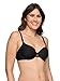 Warner's Women's No Side Effects Underarm-Smoothing Comfort Underwire Lightly Lined T-Shirt Bra 1356, Black, 40C