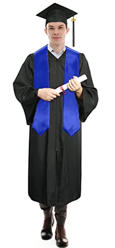 Image of Plain Graduation Stole Sash 60 Inch Unisex Adults Solid