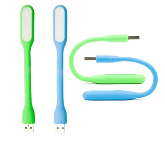 USB LED Light Lamp with Adjustable Bendable Neck to Provide Any Angle, Unique Design for Power Bank, PC Laptop, Cool Night Light, Book Reading (Pack of 2 in Multi Color) (Power 5V – 1.2W) (B0BFJCJ872) Amazon Price History, Amazon Price Tracker