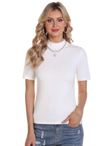 Totatuit Damen Rollkragen Pulli Eng Strickpullover Frühling Sommer Herbst...