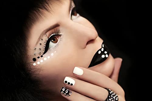 Dowarm 1440 Pieces Ss6 Flatback Rhinestones, 2Mm Flatback Crystal Clear Rhinestones For Craft Nails Dance Costumes, Non Hotfix Rhinestones #TOP6