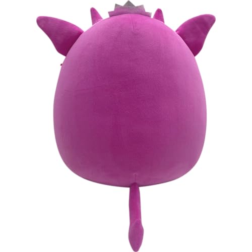 Image of Squishmallows Original 12in Loca the Hot Pink Goblin Princess Holding Latte - Official Jazwares Plush (Medium-Sized)