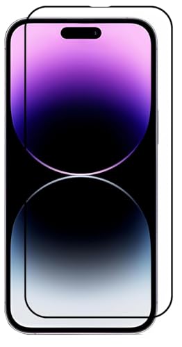 Image of Tempered Glass Screen Protector Compatible for iPhone with Edge to Edge Coverage - Case Friendly, Anti-scratch (1, iPhone 14 Pro)