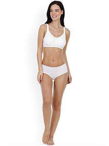Image of Amante Every de Blue Solid Non-Wired Non Padded Everyday Bra