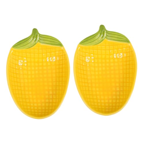 LABRIMP 2Pcs Creative Appetizer Dipping Dish for Sauces Snacks Salads Fun Tableware for Thanksgiving Dinner Bbq Parties Casual Gatherings