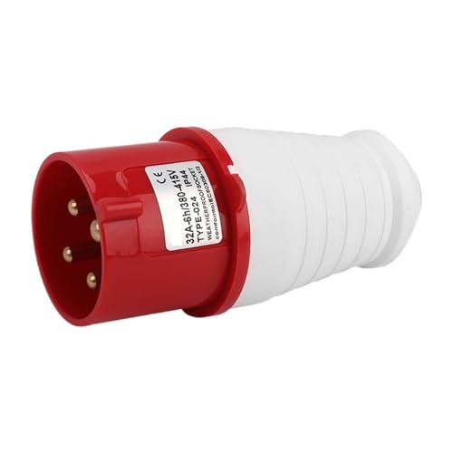 Conector Industrial Aviación 4 pines 4x32A Impermeable IP44 miniatura 1