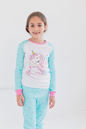 Dreamwave Funstuff Animals Unicorn Girls Pajama Shirts and Pants Toddler to Big Kid2